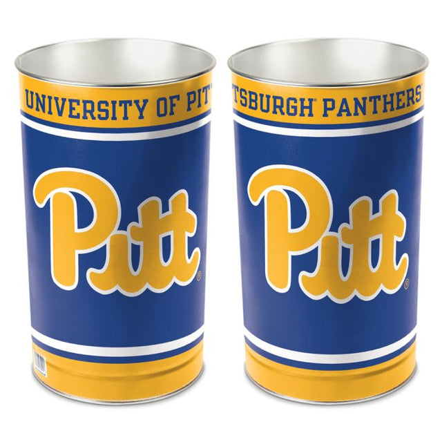 Pittsburgh Panthers Wastebasket - tapered 15"H