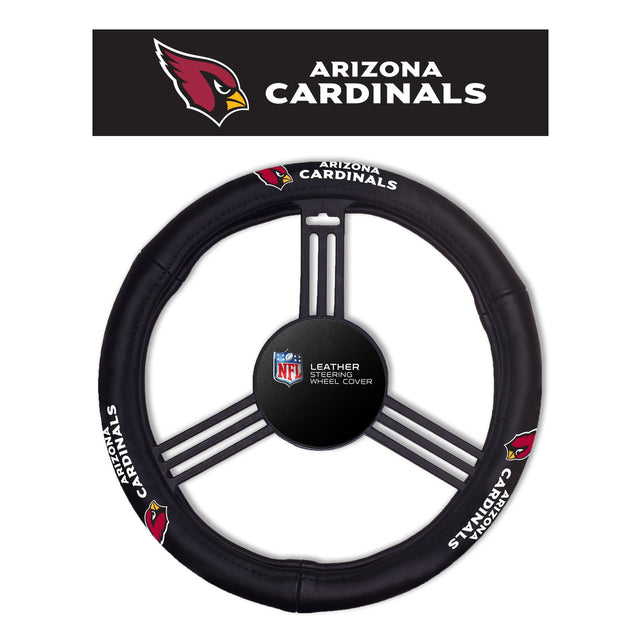 Funda de cuero para volante de los Arizona Cardinals CO