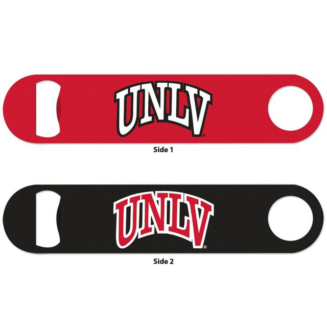 Abridor de botellas de metal de dos caras de UNLV Rebels