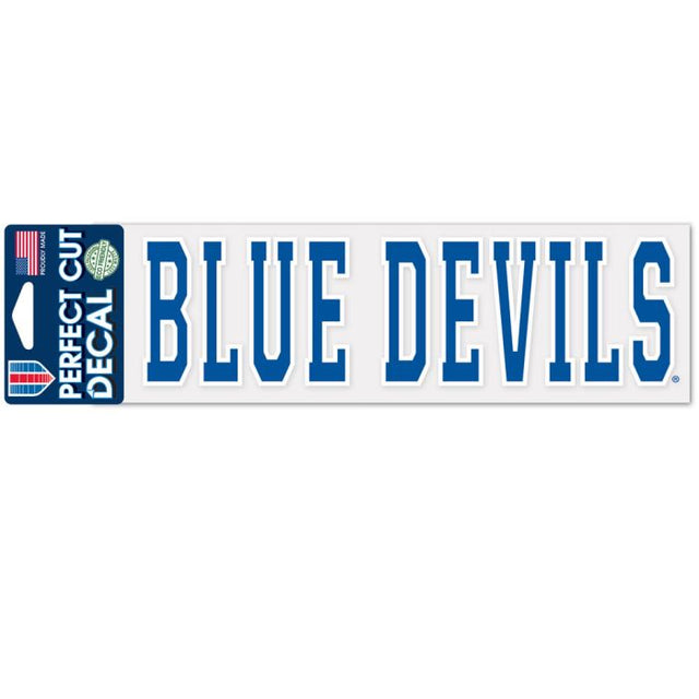 Duke Blue Devils Mascot Perfect Cut Decals 3" x 10"