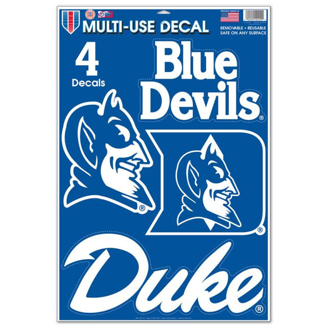 Calcomanía multiusos de Duke Blue Devils, 11" x 17"