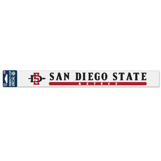 Calcomanías de corte perfecto de San Diego State Aztecs de 2" x 17"