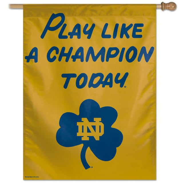 Notre Dame Fighting Irish PLACT Vertical Flag 28" x 40"