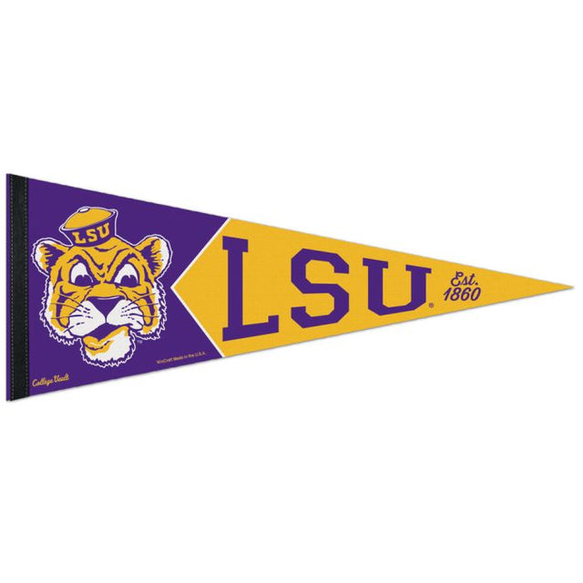 Banderín premium de LSU Tigers/College Vault Vault de 12" x 30"