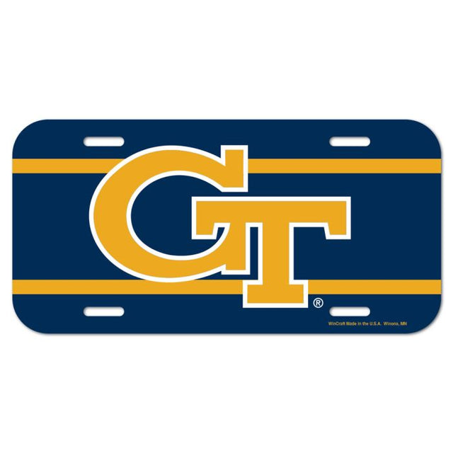 Georgia Tech Yellow Jackets License Plate