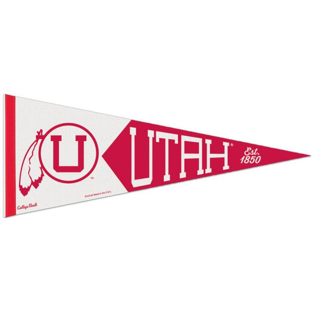 Utah Utes /College Vault Vault Premium Pennant 12" x 30"