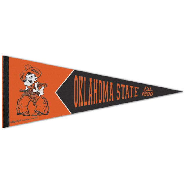 Banderín premium de los Oklahoma State Cowboys/College Vault de 12" x 30"