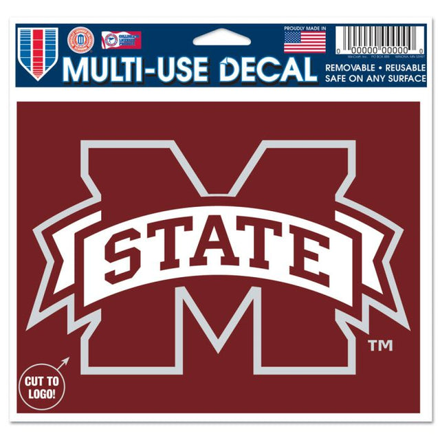 Mississippi State Bulldogs Multi-Use Decal - cut to logo 5" x 6"