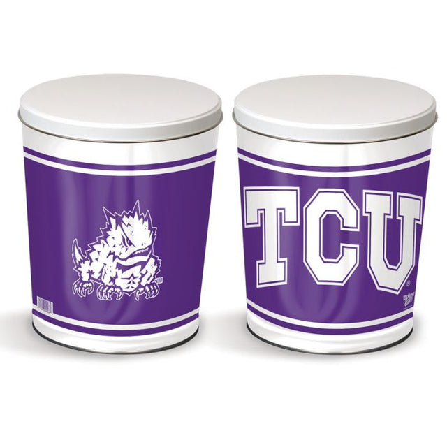 TCU Horned Frogs Gift Tin tapered 3 gallon