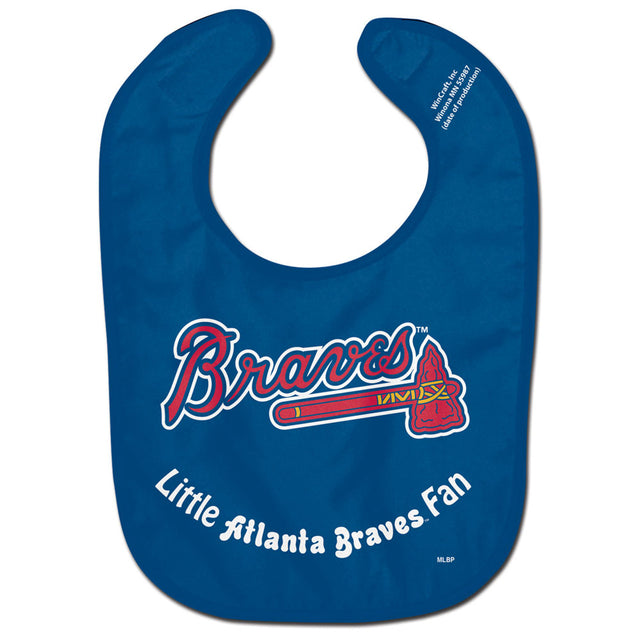 Babero para bebé de los Atlanta Braves - All Pro Little Fan