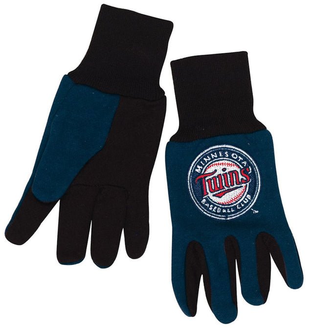 Guantes bicolor de los Minnesota Twins (talla juvenil)