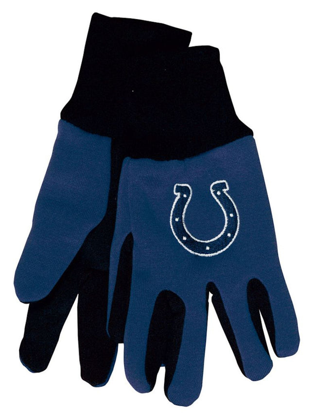 Guantes de dos tonos de los Indianapolis Colts para jóvenes