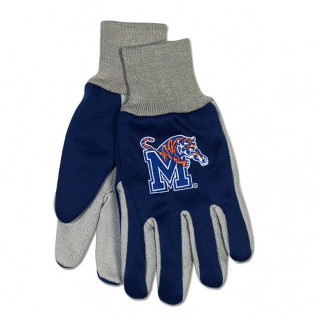 Guantes de los Memphis Tigers en dos tonos, talla para adultos