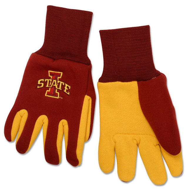 Guantes de dos tonos Iowa State Cyclones para jóvenes