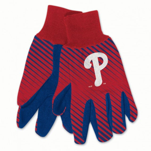 Guantes de los Philadelphia Phillies en dos tonos, talla para adultos