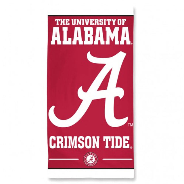 Toalla Alabama Crimson Tide 30 x 60 estilo playa