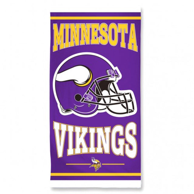 Toalla de Minnesota Vikings de 30 x 60 cm, estilo playero