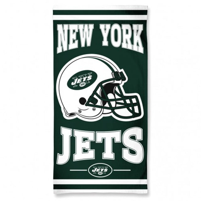 Toalla New York Jets 30x60 estilo playa