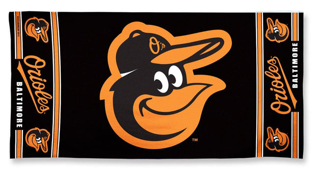 Toalla Baltimore Orioles 30x60 Diseño de pájaro Gooney estilo playa