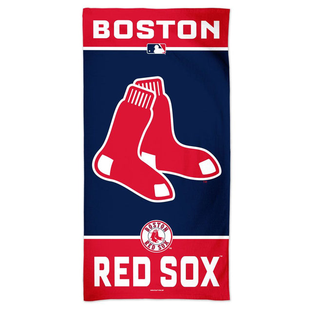 Toalla de los Boston Red Sox de 30 x 60 cm, estilo playero