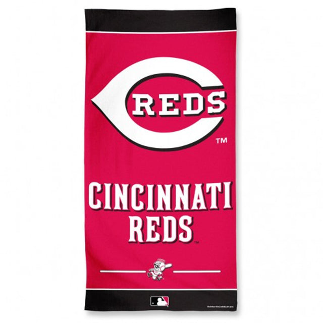 Toalla de los Cincinnati Reds de 30 x 60 cm, estilo playa