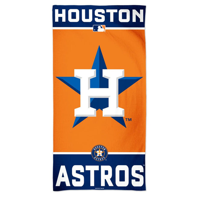 Toalla estilo playa de los Houston Astros de 30 x 60 cm