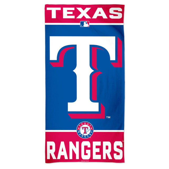 Toalla Texas Rangers 30x60 estilo playa