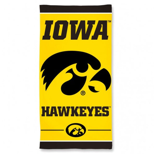 Toalla estilo playa de Iowa Hawkeyes de 30 x 60 cm