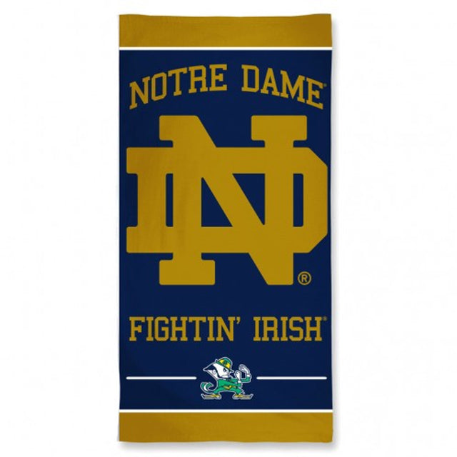 Toalla Notre Dame Fighting Irish 30x60 estilo playa Spectra