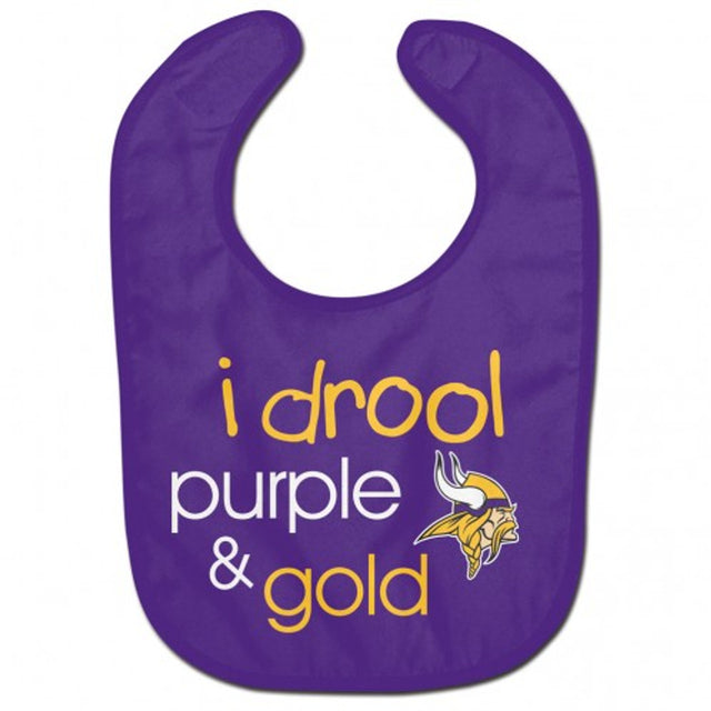 Minnesota Vikings Baby Bib All Pro Style I Drool Design