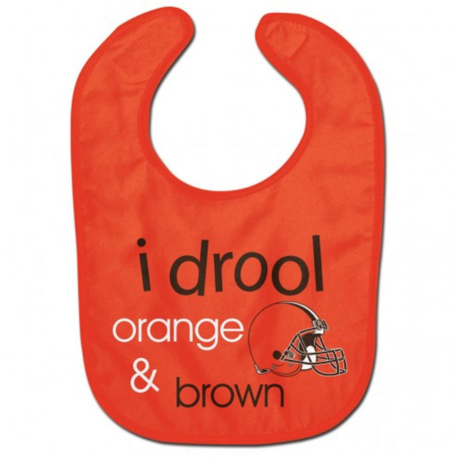 Babero para bebé de los Cleveland Browns, estilo profesional, diseño I Drool