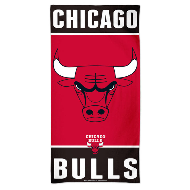 Chicago Bulls Towel 30x60 Beach Style