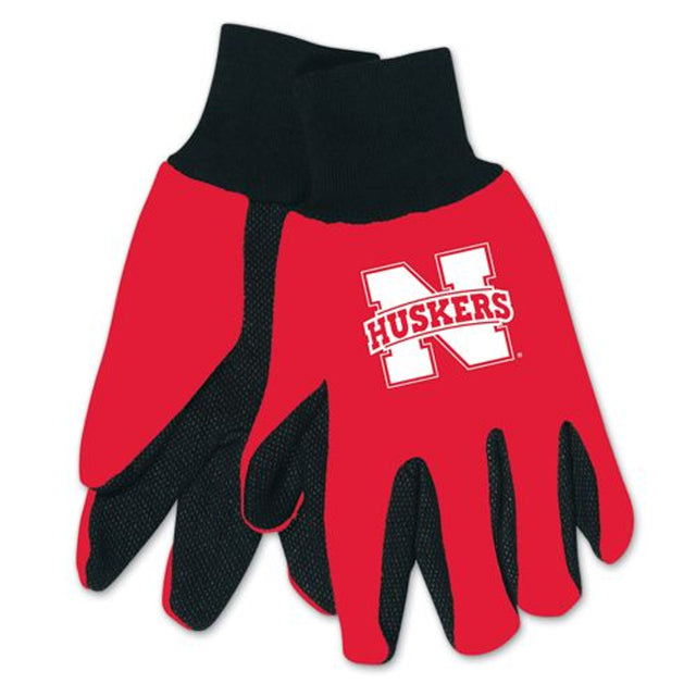 Guantes de dos tonos de los Nebraska Cornhuskers para jóvenes