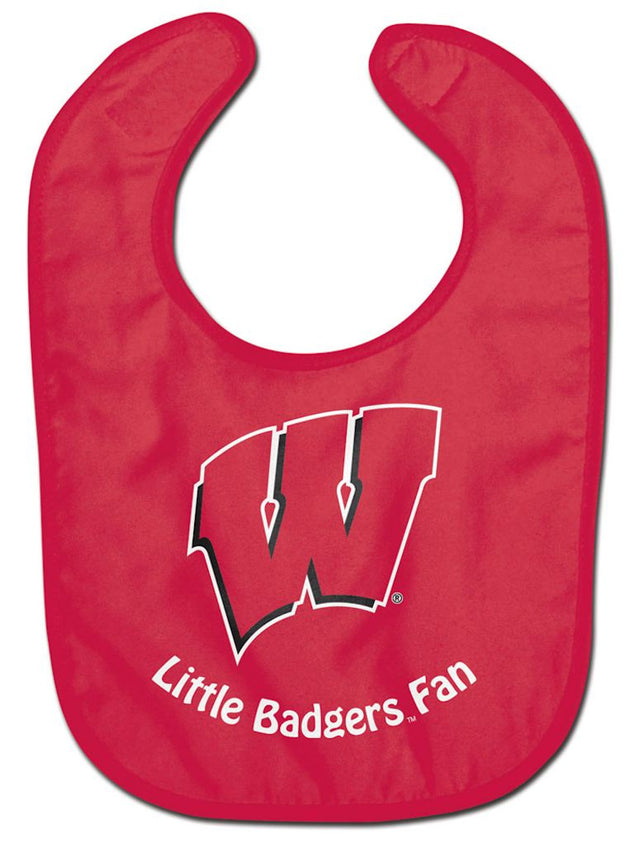 Babero para bebé de Wisconsin Badgers: All Pro Little Fan