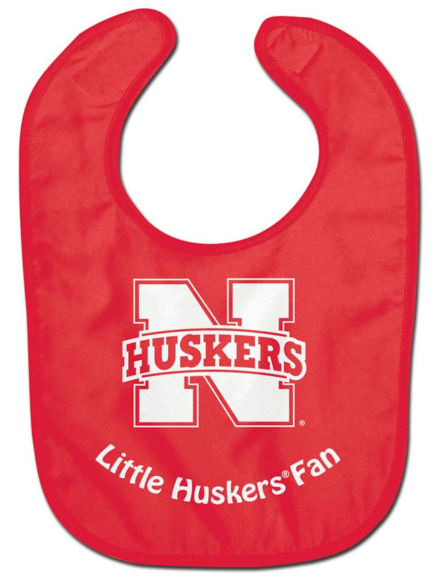 Babero para bebé de los Nebraska Cornhuskers: All Pro Little Fan