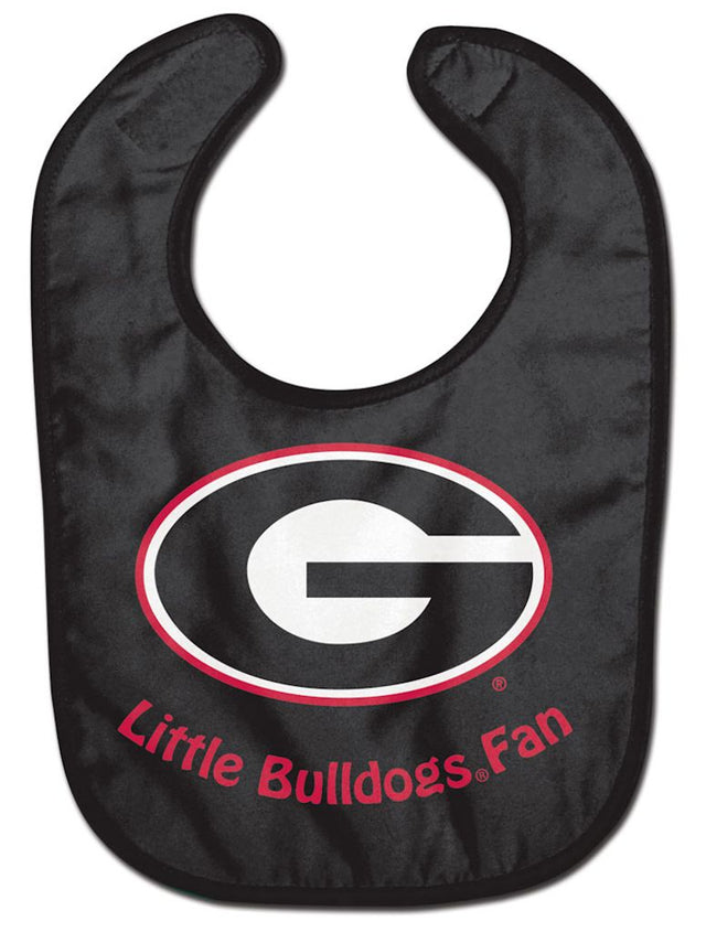 Babero para bebé de los Georgia Bulldogs - All Pro Little Fan