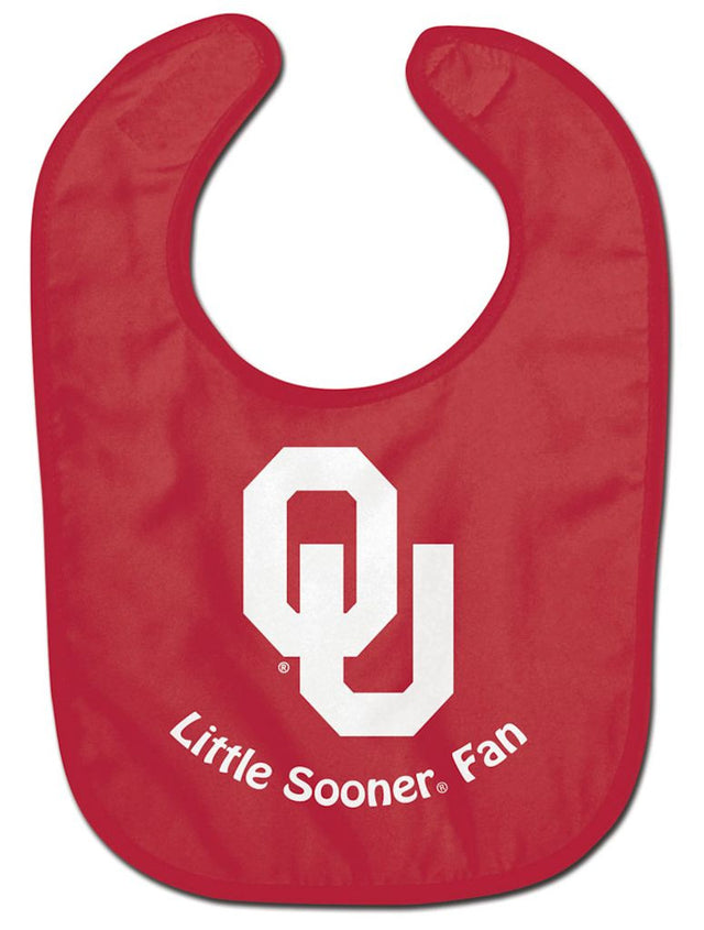 Babero para bebé de los Oklahoma Sooners - All Pro Little Fan