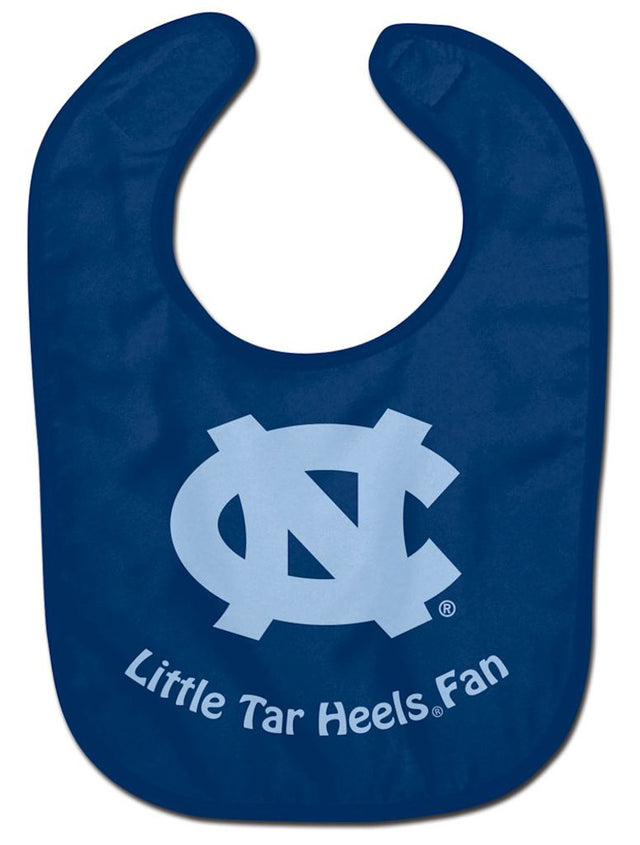 Babero para bebé de los Tar Heels de Carolina del Norte - All Pro Little Fan