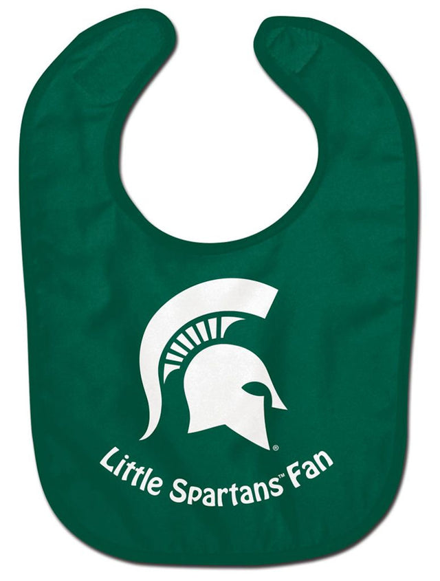 Babero para bebé de los Spartans de Michigan State: All Pro Little Fan