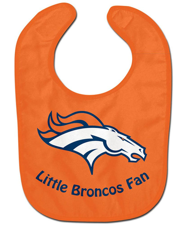 Babero para bebé All Pro Little Fan de los Denver Broncos