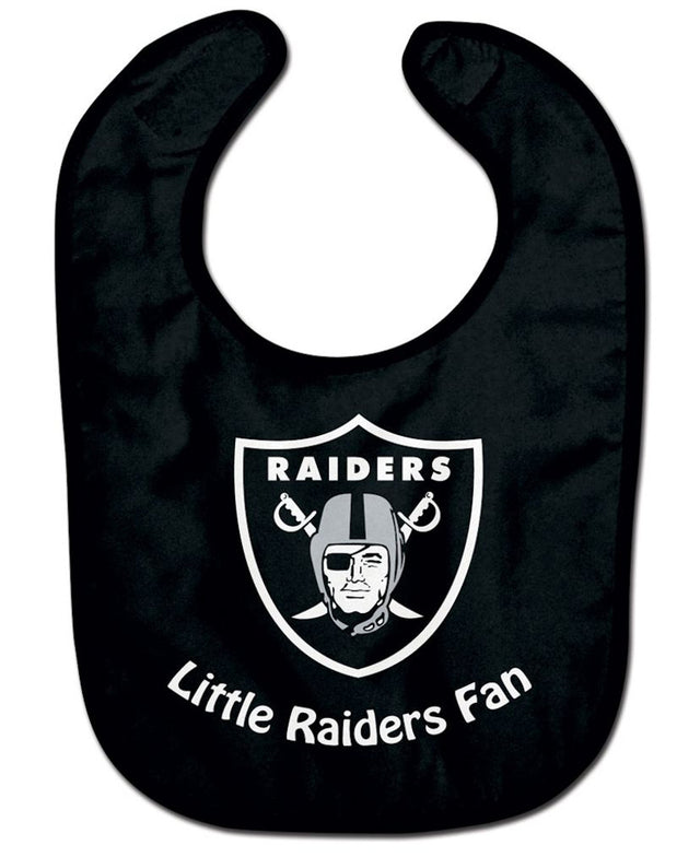 Babero para bebé pequeño fanático All Pro de Las Vegas Raiders