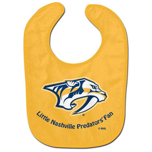 Babero para bebé de los Nashville Predators, estilo profesional