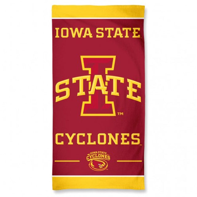 Toalla estilo playa de los Iowa State Cyclones de 30 x 60 cm