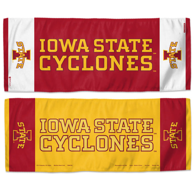 Toalla refrescante de 12 x 30 de los Iowa State Cyclones