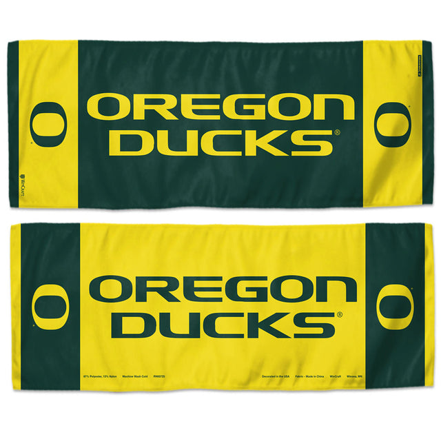 Toalla refrescante de Oregon Ducks de 12 x 30 pulgadas