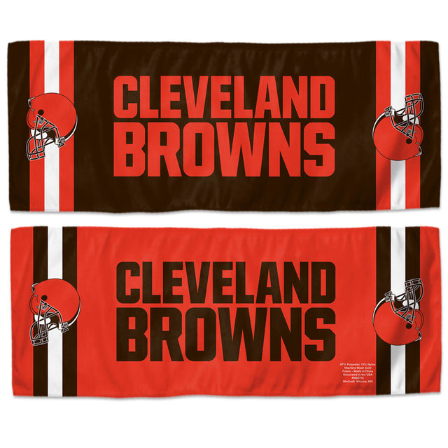 Toalla refrescante de los Cleveland Browns de 12 x 30 pulgadas