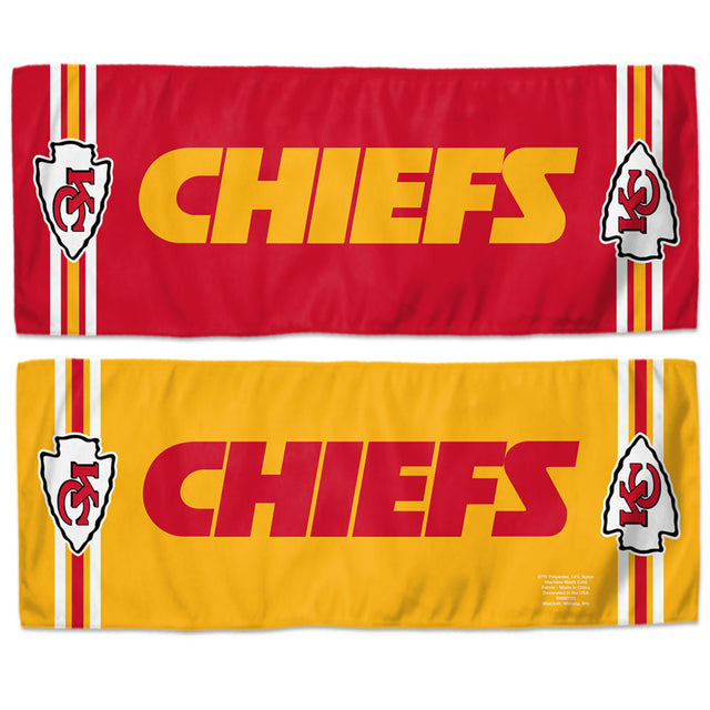 Toalla refrescante de los Kansas City Chiefs de 12 x 30 pulgadas