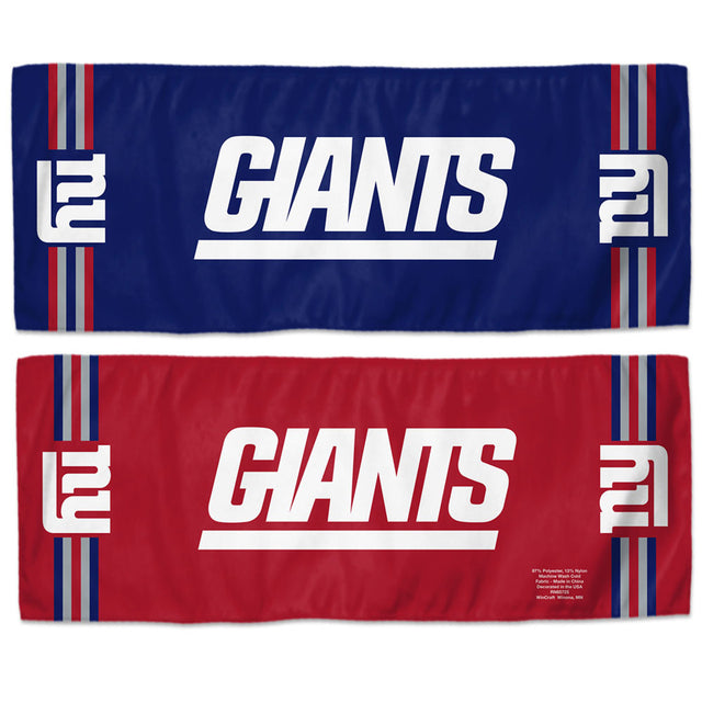 Toalla refrescante de los New York Giants de 12 x 30 pulgadas