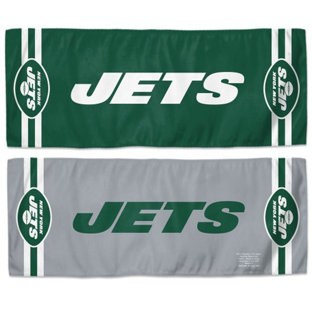 Toalla refrescante de los New York Jets de 12 x 30 pulgadas