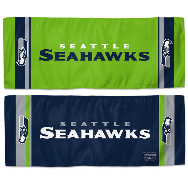 Toalla refrescante de los Seattle Seahawks de 12 x 30 pulgadas